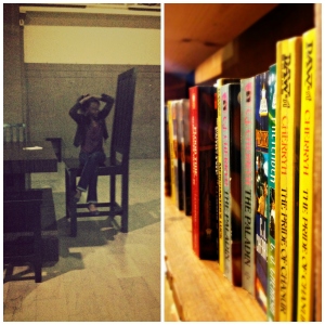 Having Fun (Left) The Last Bookstore (Right)
